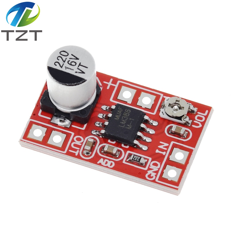 TZT DC 5V-12V Micro Electret Amplifier MIC Condenser Mini Microphone Amplifier Board