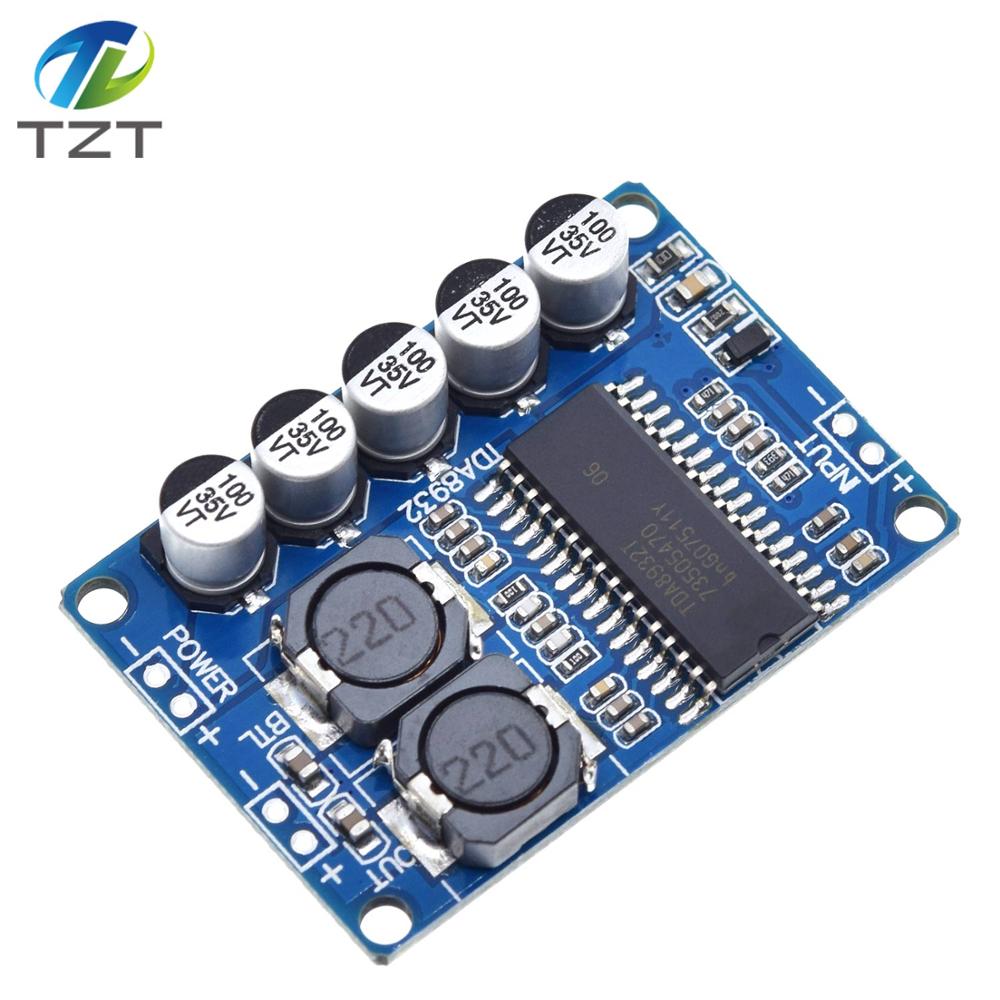 TZT Digital power amplifier board module 35w mono amplifier module High-power TDA8932 low power consumption