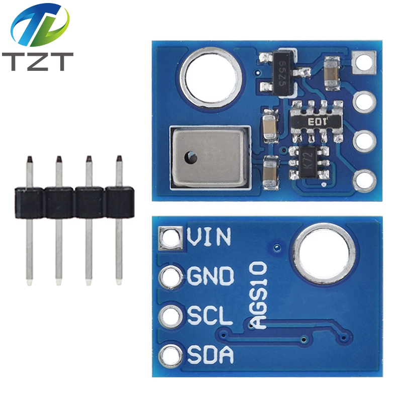 TZT AGS10 TVOC Air Quality Gas Sensor I2C MEMS Replaces AGS02MA For Arduino