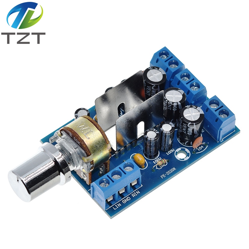 TZT TEA2025B Mini Audio Amplifier Board Dual Stereo 2.0 Channel Amplifier Board For PC Speaker 3W+3W 5V 9V 12V CAR DIY KIT