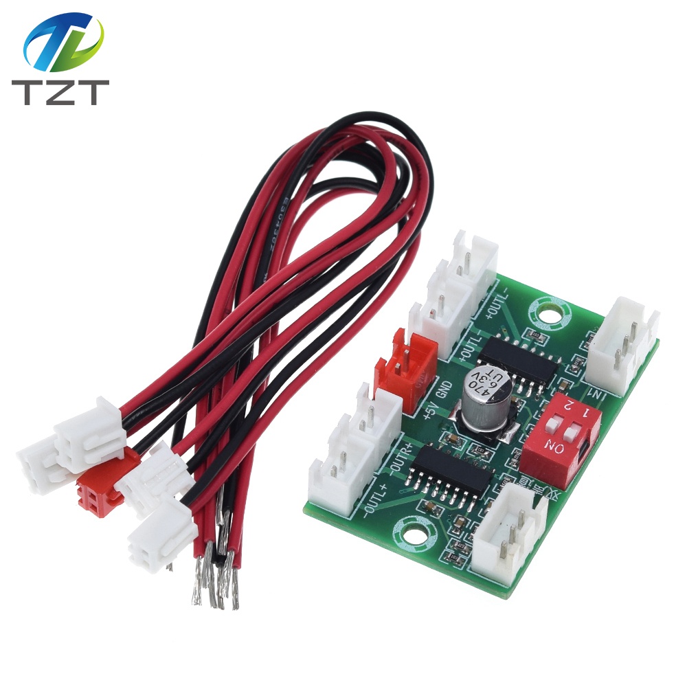 TZT 4*3W PAM8403 4 Channels mini Digital Audio Amplifier DIY Module USB 5V small stereo amp Amplifier Board XH-A156