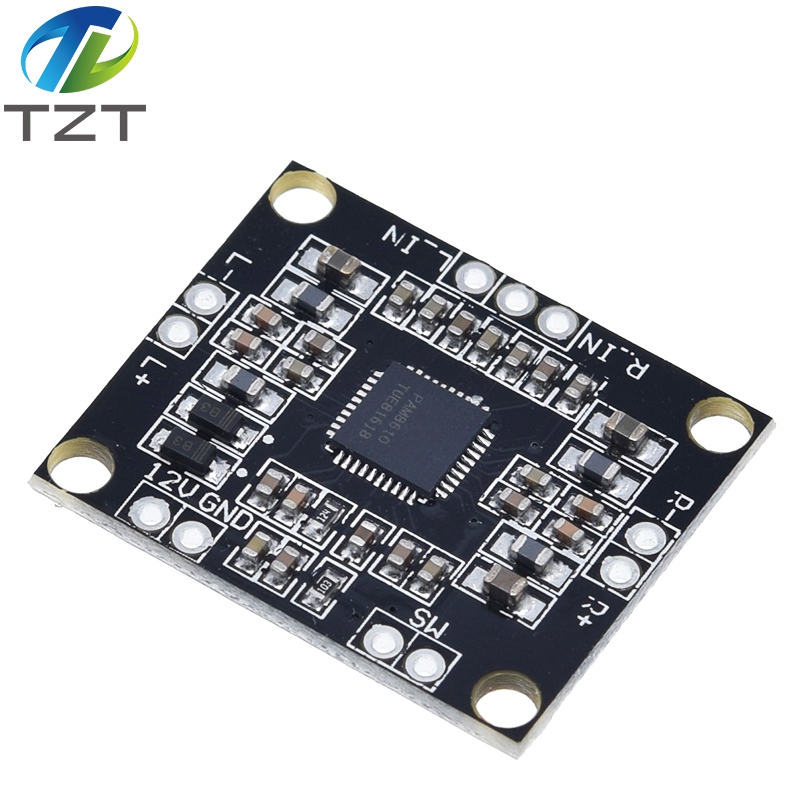 TZT PAM8610 digital power amplifier board 2 x15w dual channel stereo mini class D power amplifier board