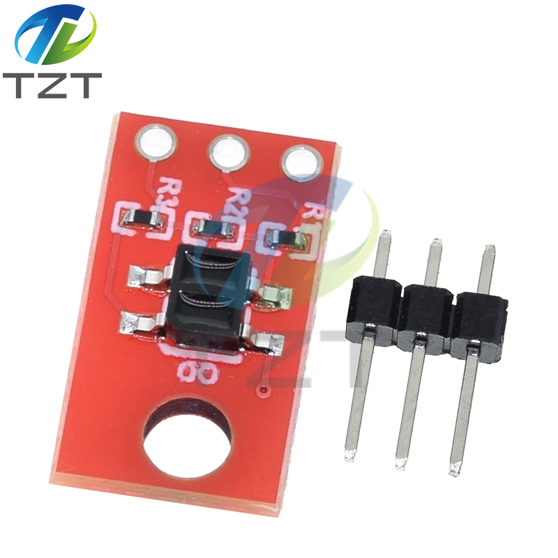 TZT QRE1113 IR LED Infrared Reflection Sensor Module Capacitor Discharge Circuit Breaker Board DC 3.3 -5V Qre1113 Ir Camera