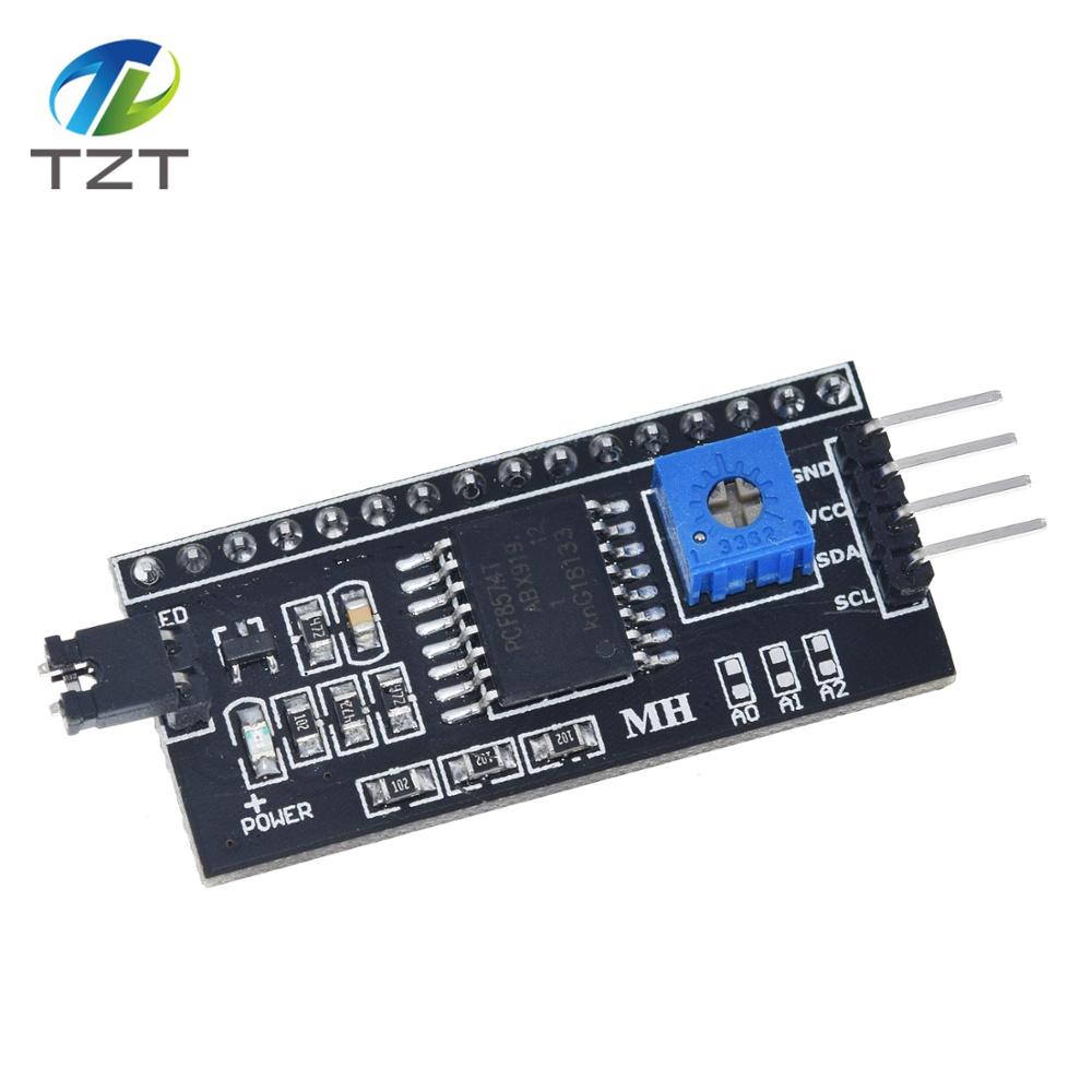 TZT IIC I2C TWI SPI Serial Interface Board Port 1602 2004 LCD LCD1602 Adapter Plate LCD Adapter Converter Module PCF8574