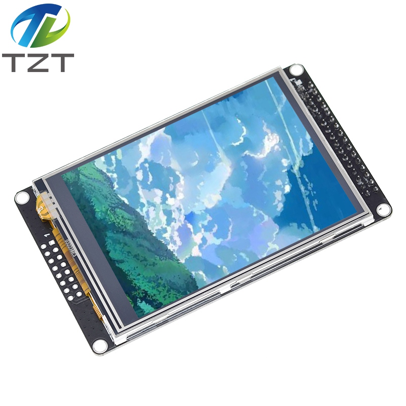 TZT 3.2 inch LCD TFT with resistance touch screen ILI9341  for  STM32F407VET6 development board Black