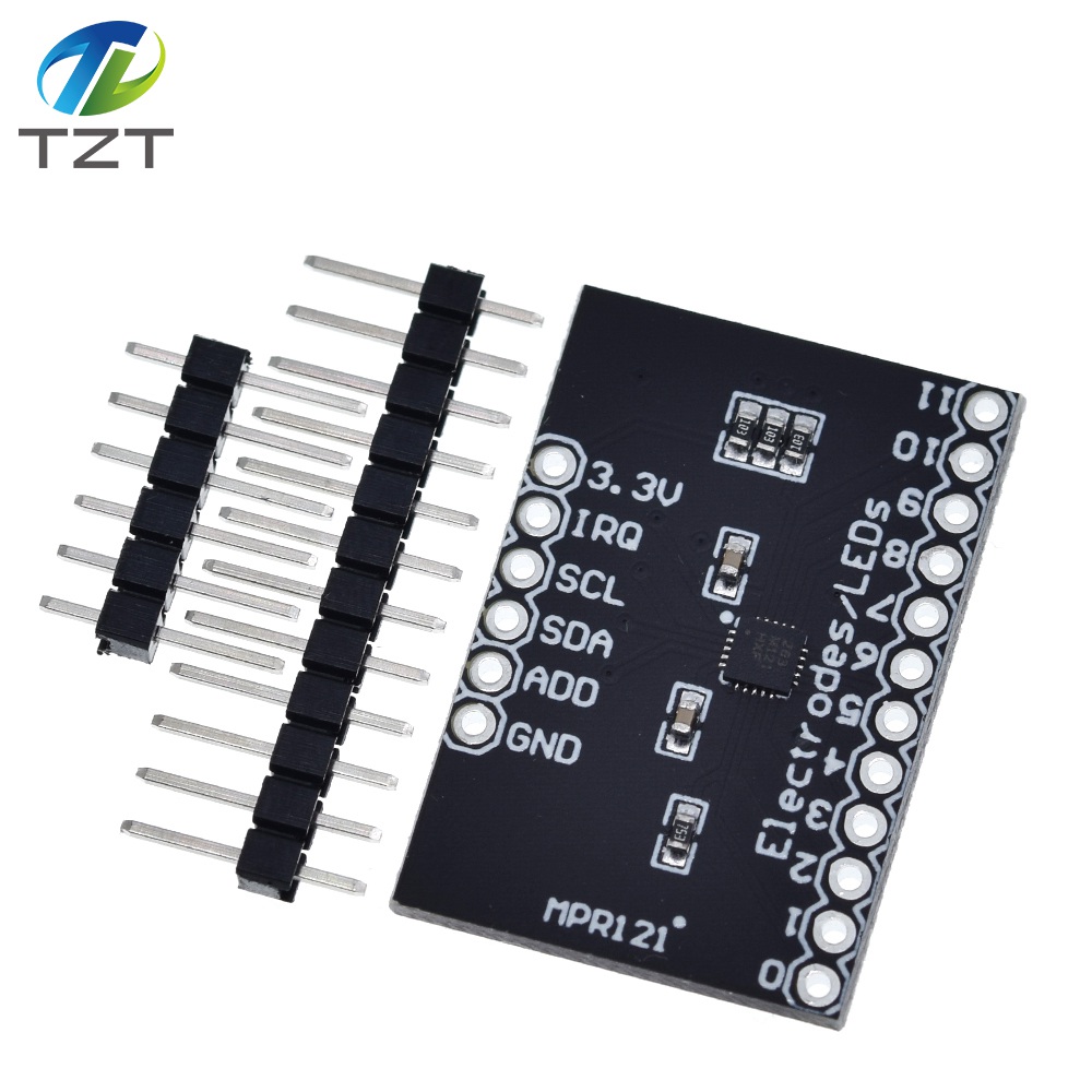TZT MPR121 Breakout V12 Capacitive Touch Sensor Controller Module I2C keyboard Development Board For Arduino