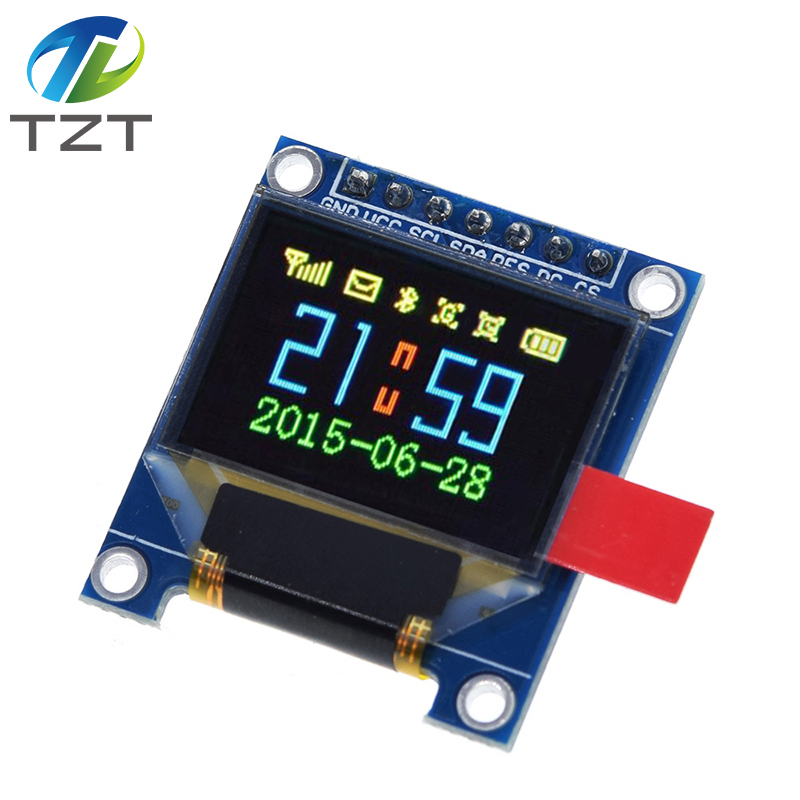 TZT 0.95 inch full color OLED Display module with 96x64 Resolution,SPI,Parallel Interface,SSD1331 Controller 7PIN new with case