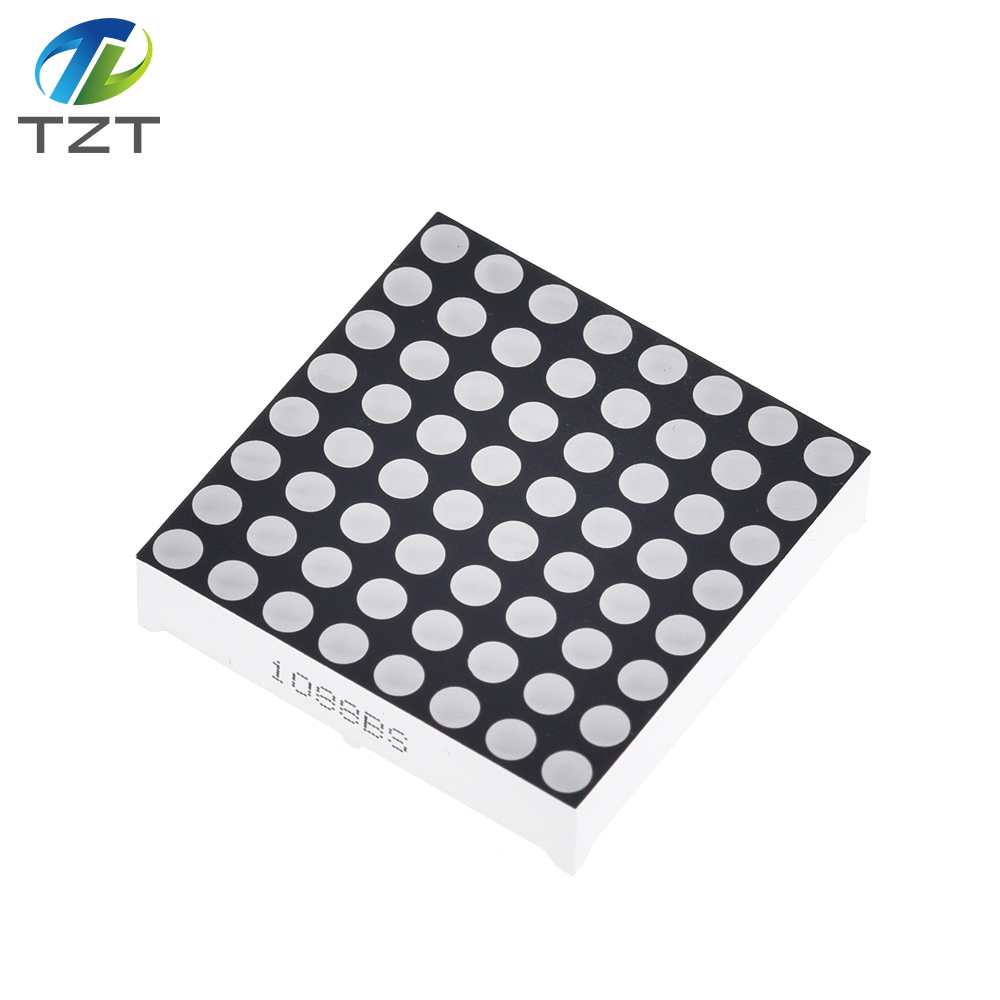 TZT 8x8 8*8 Mini Dot Matrix LED Display Red Common Anode Digital Tube 16-pin 20mmx20mm 1.9mm DIY Electronic Kit For Arduino