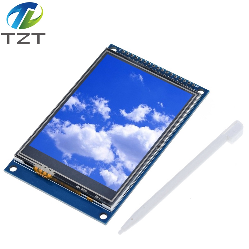 TZT 3.2 inch TFT LCD Touch Screen Module Display Ultra HD 320X240 ILI9341 for Arduino 3.2'' 320240 240x320 240320 2560 diy 34PIN
