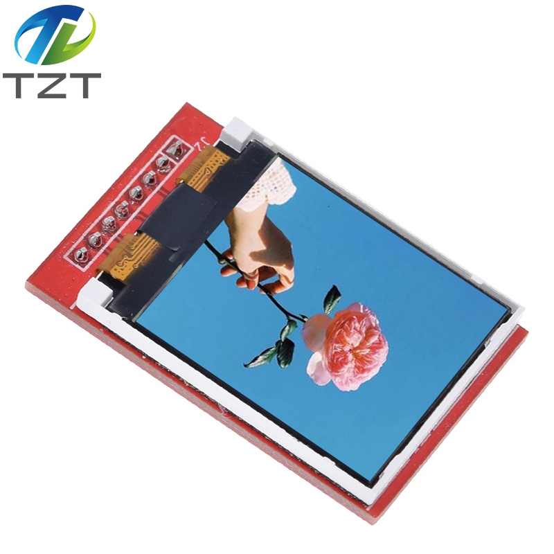 TZT  5V 3.3V 1.44 inch TFT LCD Display Module 128*128 Color Sreen SPI Compatible For Arduino mega2560 STM32 SCM 51