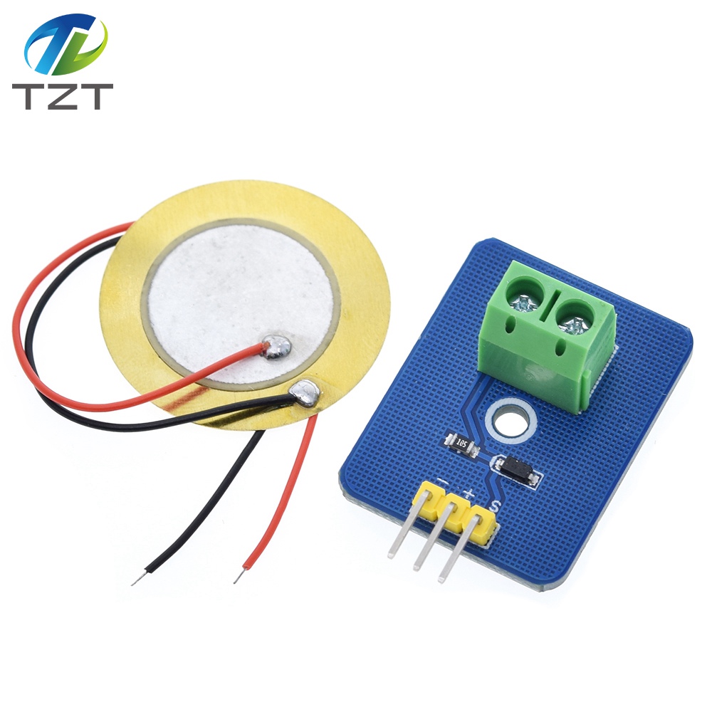 DIY KIT 3.3V/5V Ceramic Piezo Vibration Sensor Module Analog Controller Electronic Components Supplies Sensor for Arduino UNO R3