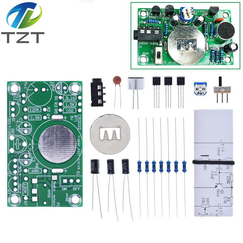 TZT Hearing aid Diy kit Audio amplifier Practical teaching competition Electronic DIY Interest Production Parts