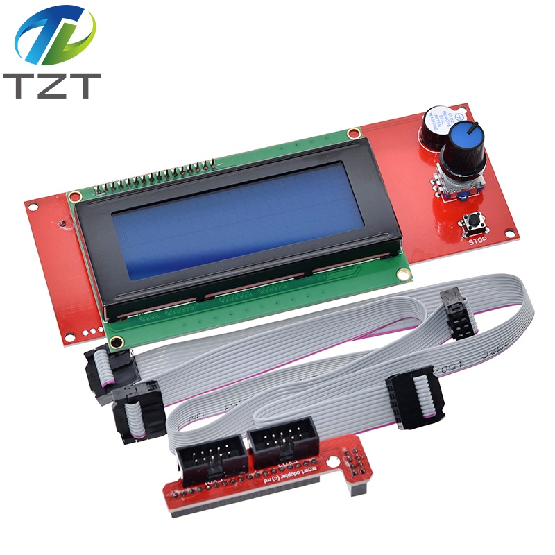 TZT 3D Printer 2004 LCD Controller with SD card slot for Ramps 1.4 - Reprap Display For 3D Printer