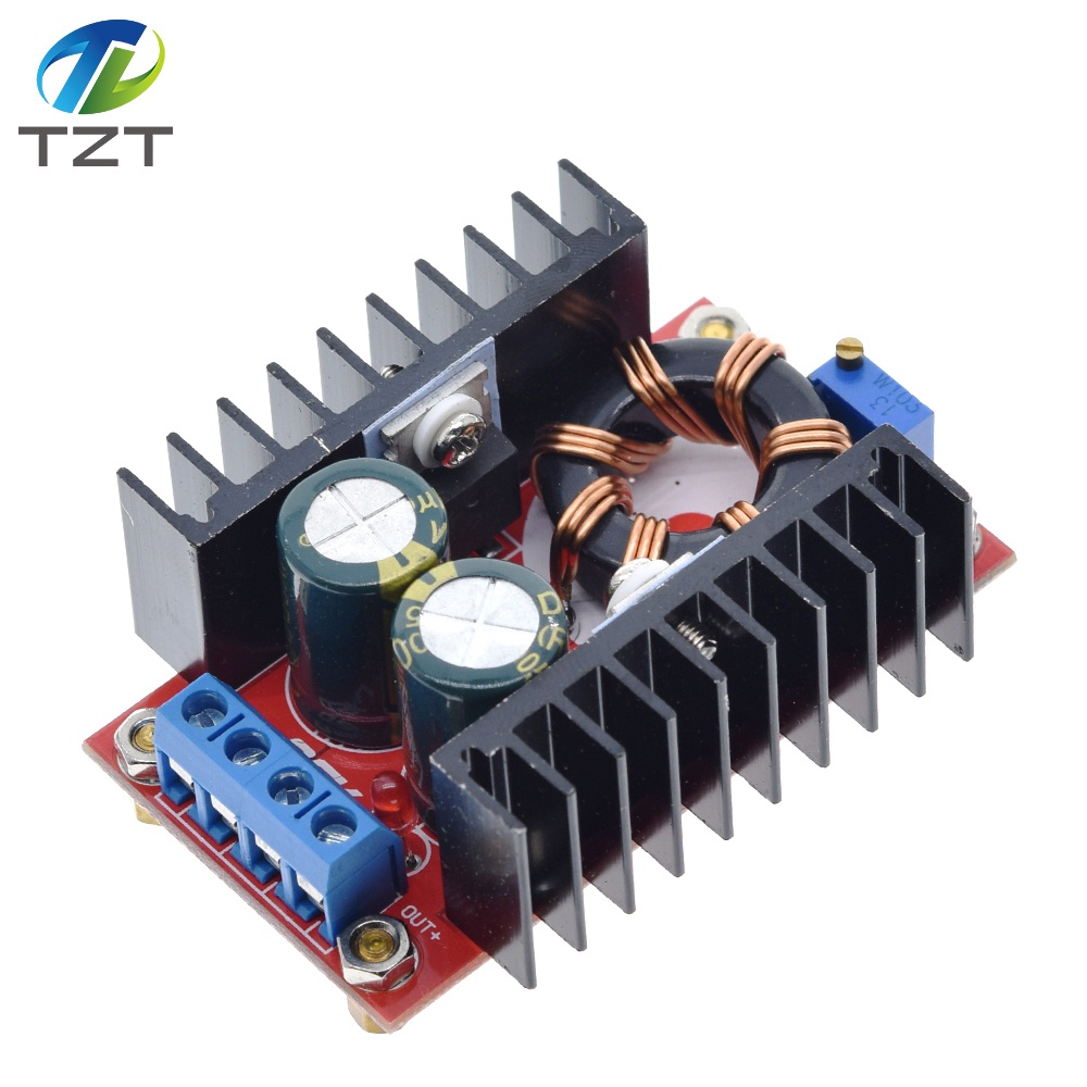 10-30V to 12-35V Step Up CV CC 150W 10A DC DC Boost Converter Car Power Supply LED Driver Charger Adjustable Voltage Regulator