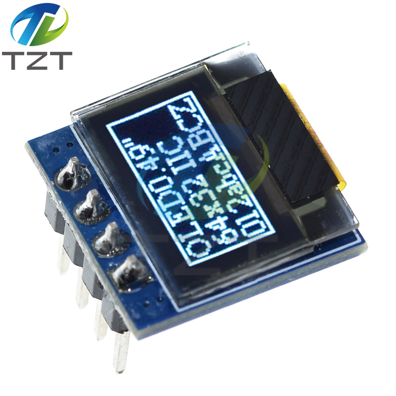 TZT 0.49 Inch OLED Display LCD Module White 0.49