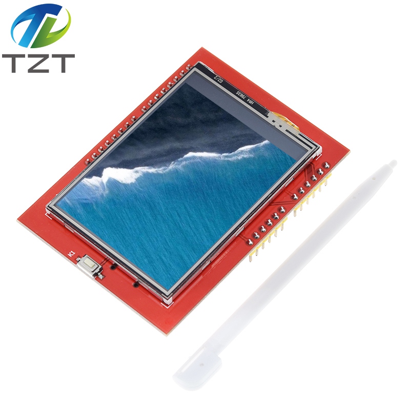TZT LCD module TFT 2.4 inch TFT LCD screen for Arduino UNO R3 Board and support mega 2560 with Touch pen ,UNO R3
