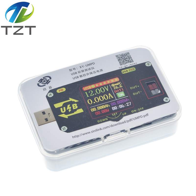 USB Color screen charging tester Numerical control voltage Buck and boost power supply Applicable model:XY-UMPD