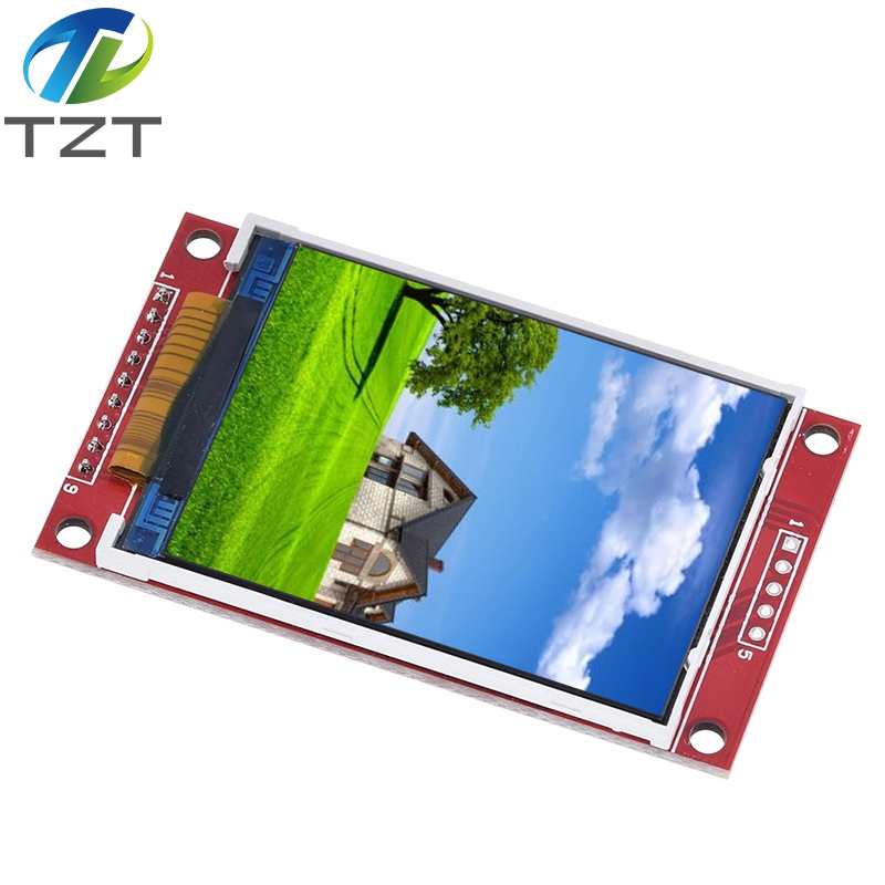 TZT Smart Electronics 2.2 Inch 240*320 Dots SPI TFT LCD Serial Port Module Display ILI9341 5V / 3.3V 2.2'' 240x320 for Arduino Diy
