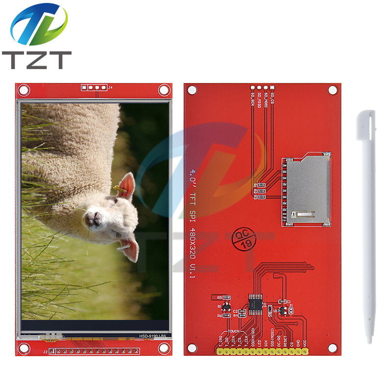 TZT LCD Screen Module TFT 4.0 inch SPI Serial 480 x 320 HD Electronic Accessories With ST7796 Driver Chip
