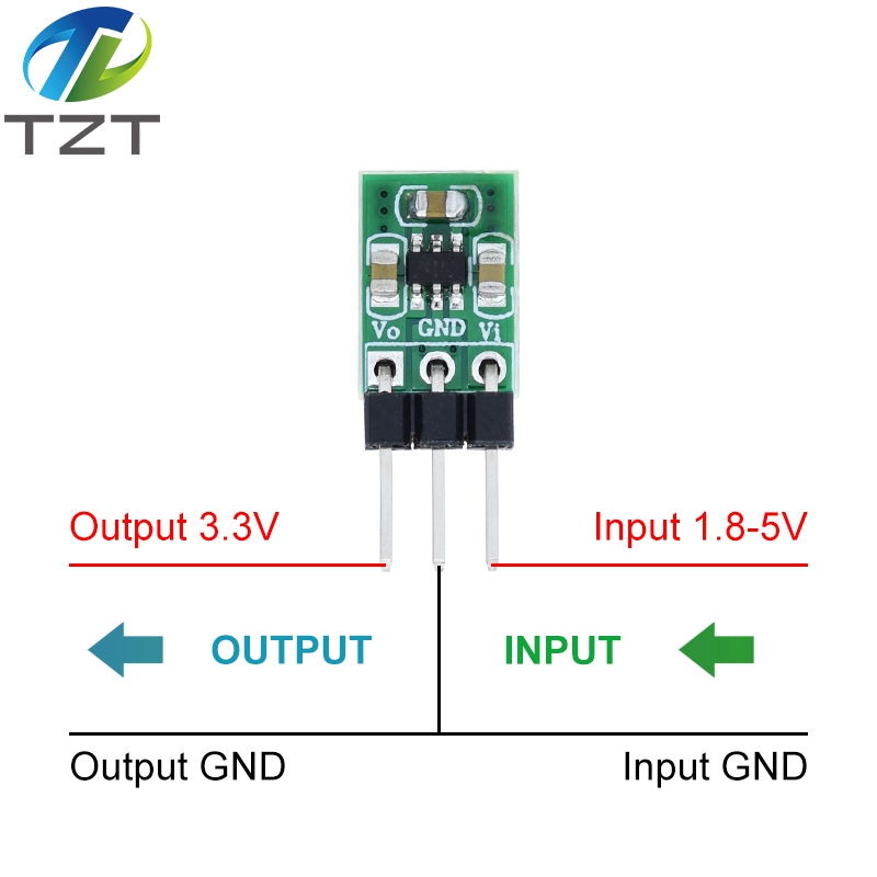 Mini 1.8V 3V 3.7V 5V to 3.3V Boost & Buck Low Noise Regulated Charge Pump 2 in 1 DC/DC Converter