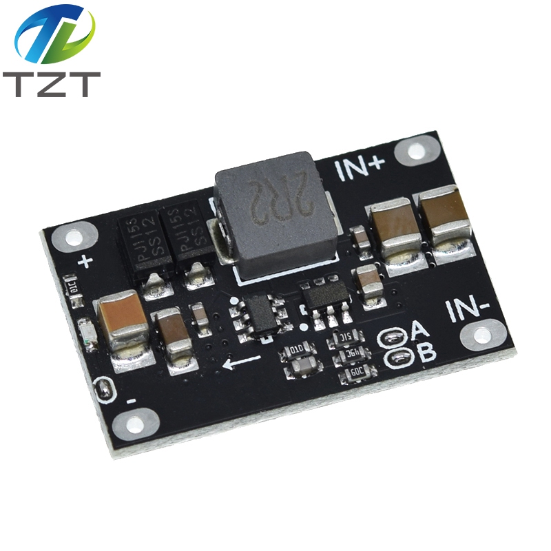 TZT  DC-DC 3V-5.5V to 5V 8V 9V 12V 1.5A 10W Mini Multi-function  Lithium Battery Charging Boost Module With LED Indicator