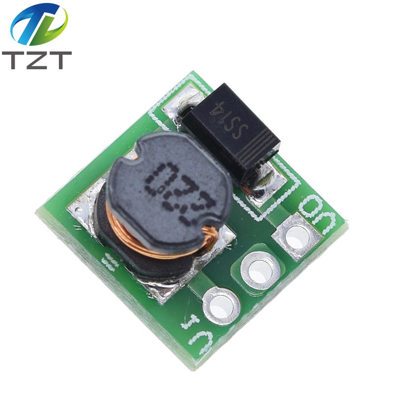 TZT 0.9-5V To 5V DC-DC Step-Up Power Module Voltage Boost Converter Board 1.5V 1.8V 2.5V 3V 3.3V 3.7V 4.2V To 5V