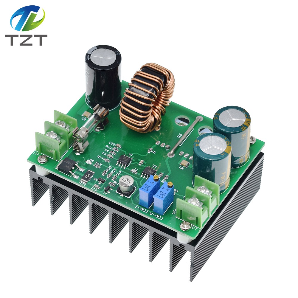TZT 600W Boost Module Power supply DC-DC step up Constant Current Voltage 9v-60V to 12v-80V 48V 72V Booster converter