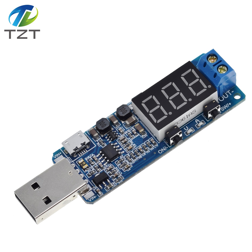 Digital Control USB Voltage Regulating Module 5V to 3.3V 9V 12V 24V Desktop Power Module XY-UPA