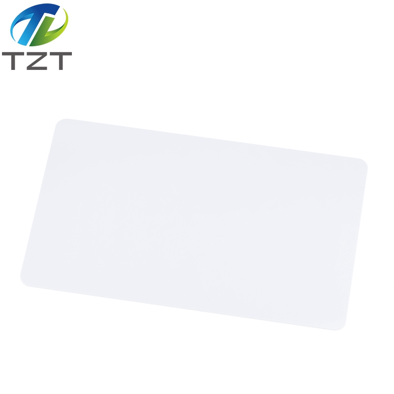 TZT RFID Card 13.56Mhz MF S50 Proximity IC Smart Card Tag 0.8mm Thin For Access Control System ISO14443A For Arduino