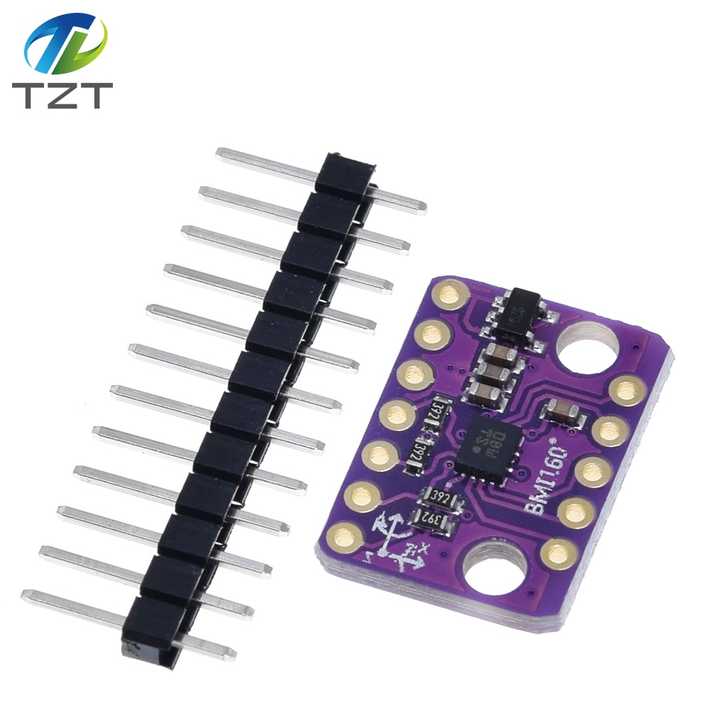 TZT MH-ET LIVE BMI160 GY-BMI160 6DOF 6-axis Rate Gyro Gravity Accelerometer Sensor Module IIC I2C SPI Communication Protocol 3-5V