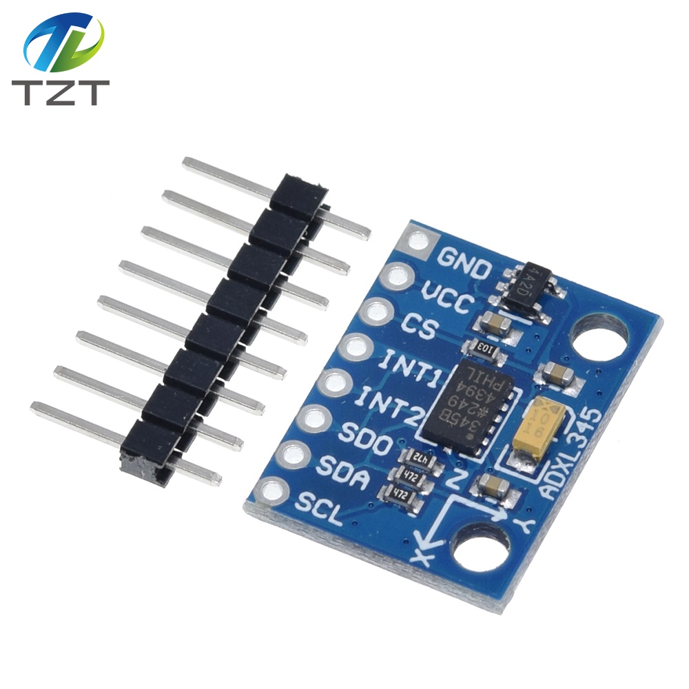 TZT Hot sale  GY-291 ADXL345 Digital triaxial acceleration of gravity inclination Module IIC / SPI transmission For Arduino