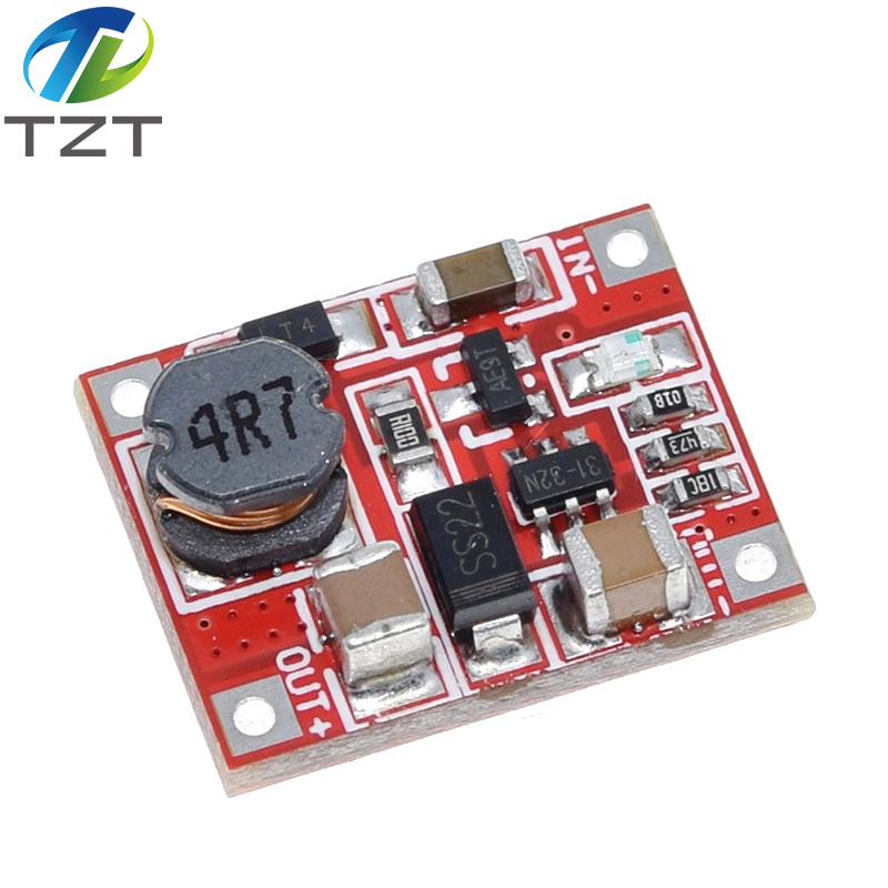 TZT DC-DC Boost Power Supply Module Converter Booster Step Up Circuit Board 3V to 5V 1A Highest Efficiency 96%