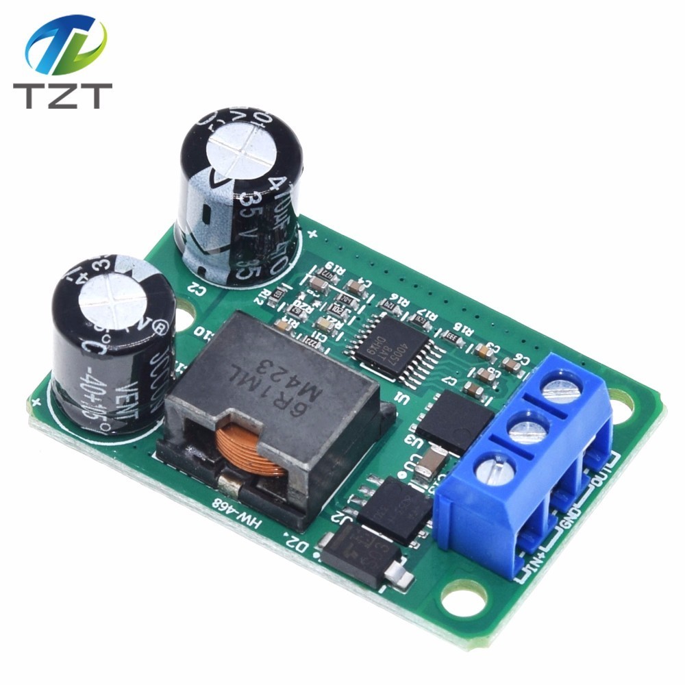 TZT 24V/12V To 5V/5A 25W DC-DC Buck Step Down Power Supply Module Synchronous Rectification Power Converter