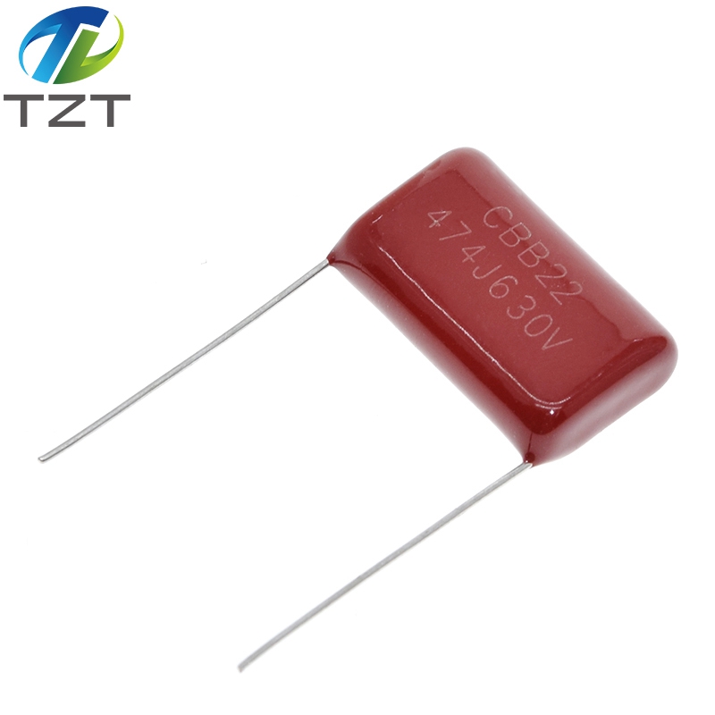 TZT 10PCS 630V474J 0.47UF 470NF Pitch 20MM 630V 474 CBB Polypropylene film capacitor