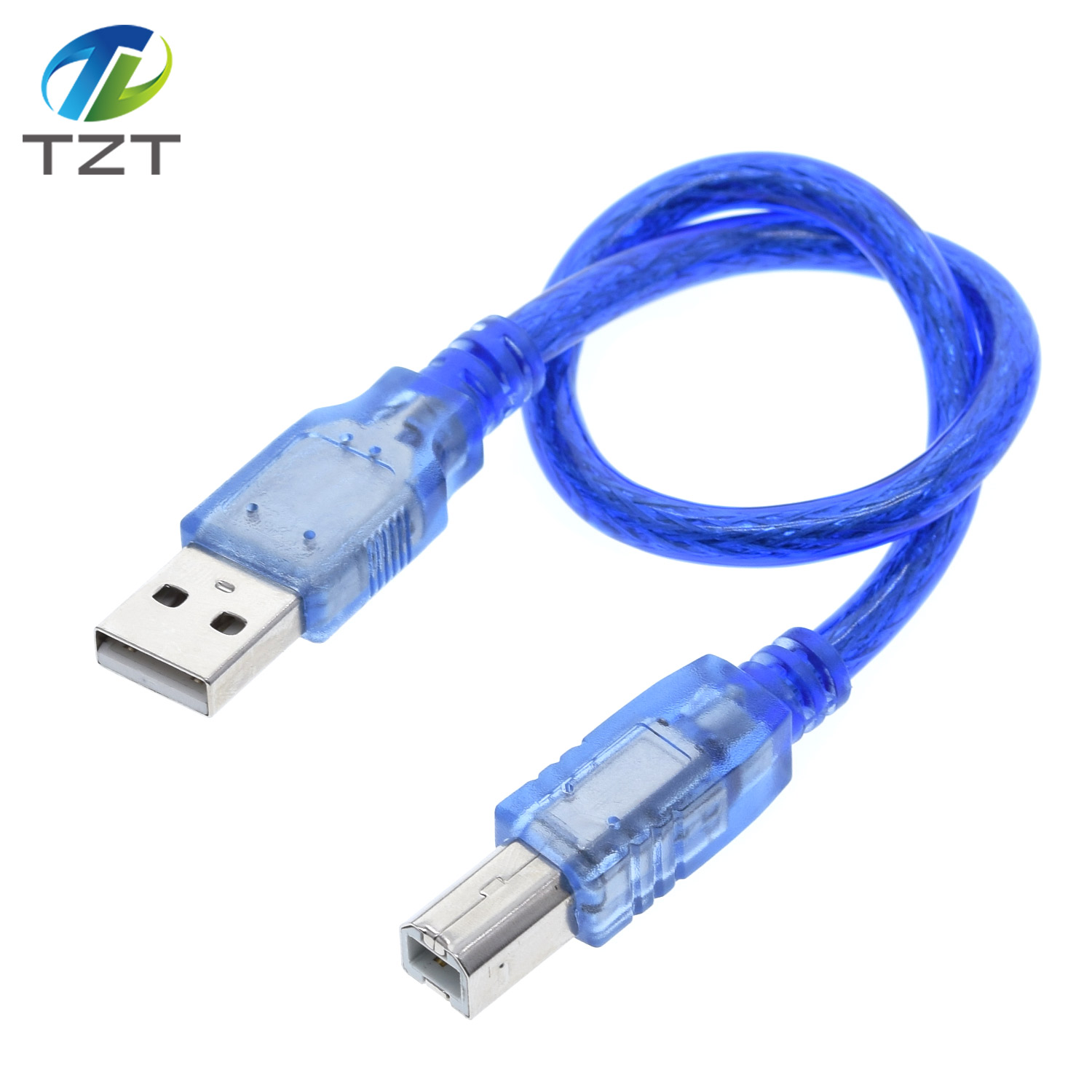 TZT 30cm USB Cable UNO R3 / Mega 2560 R3/ ADK USB-A to USB-B  for arduino