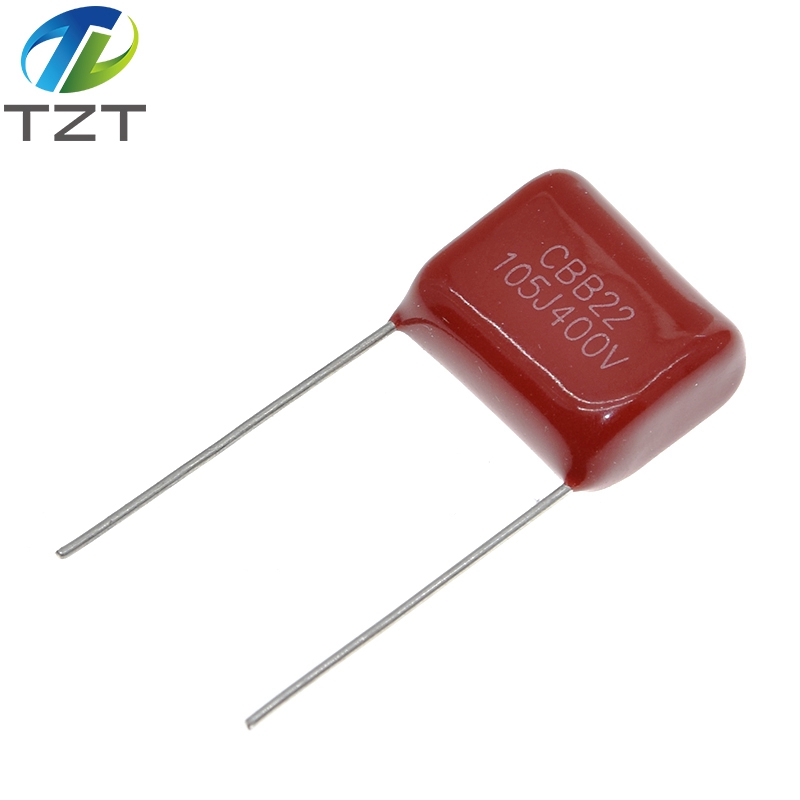 TZT 10PCS 400V105 1UF Pitch 20MM 400V 105 1000NF CBB Polypropylene film capacitor
