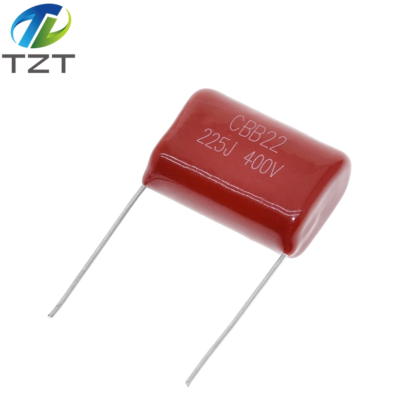 TZT 10PCS 400V225J 2.2UF Pitch 20M 225J400V 225 400V 2200PF CBB Polypropylene film capacitor