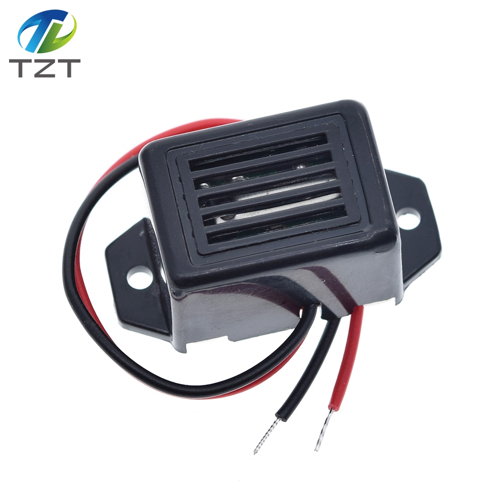 TZT Alarm Buzzer DC 12V 85dB Mini Electronic Alarm Buzzers Constant Tone