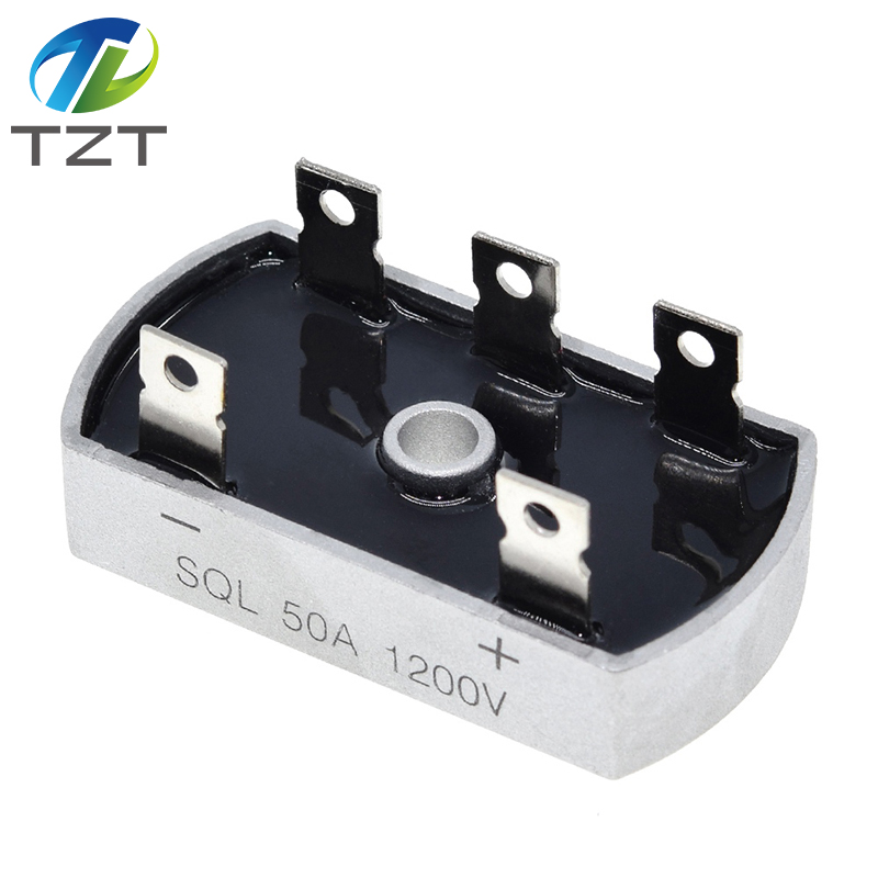 TZT 50A 1200V Aluminum Metal Case 3 Phase Diode Bridge Rectifier 50Amp SQL50A Module
