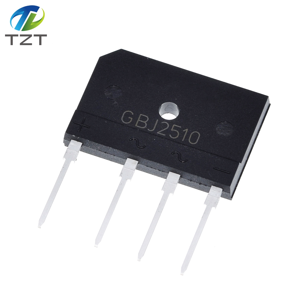 TZT 25A 1000V diode bridge rectifier gbj2510 ZIP In Stock
