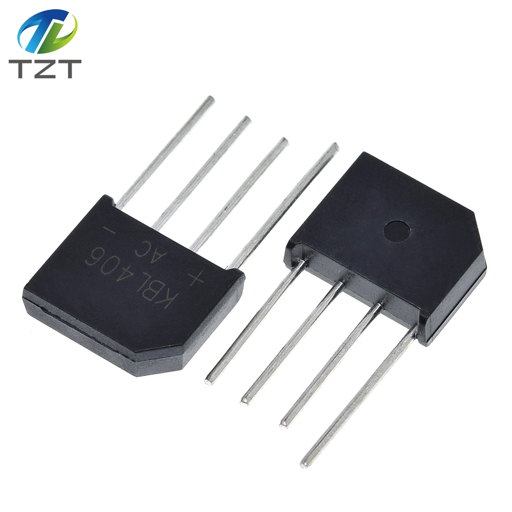 TZT KBL406 KBL-406 4A 600V Single Phases Diode Bridge Rectifier ZIP-4