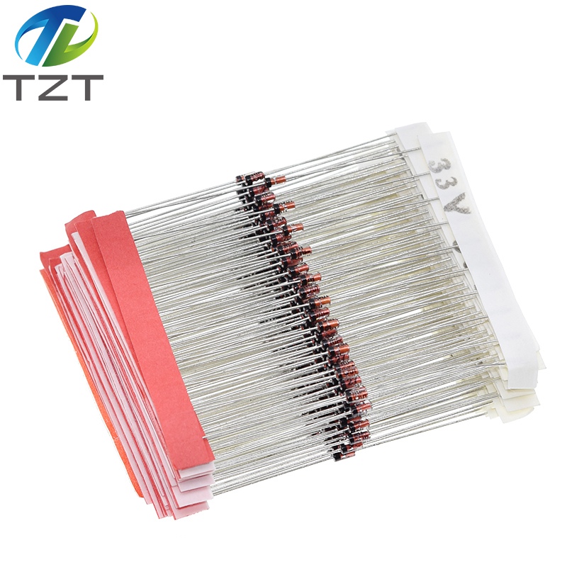 TZT (2V4 to 33V) 270Pcs 27Values 1/2W 0.5W Zener Diode Assorted kit Assortment Set New