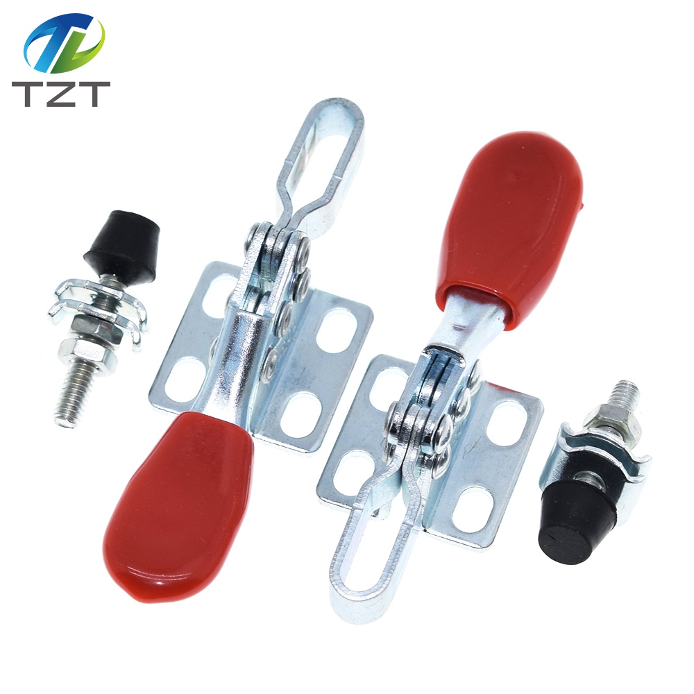 TZT 1PCS Metal Horizontal Quick Release Hand Tool Toggle Clamp For Fixing Workpiece L15