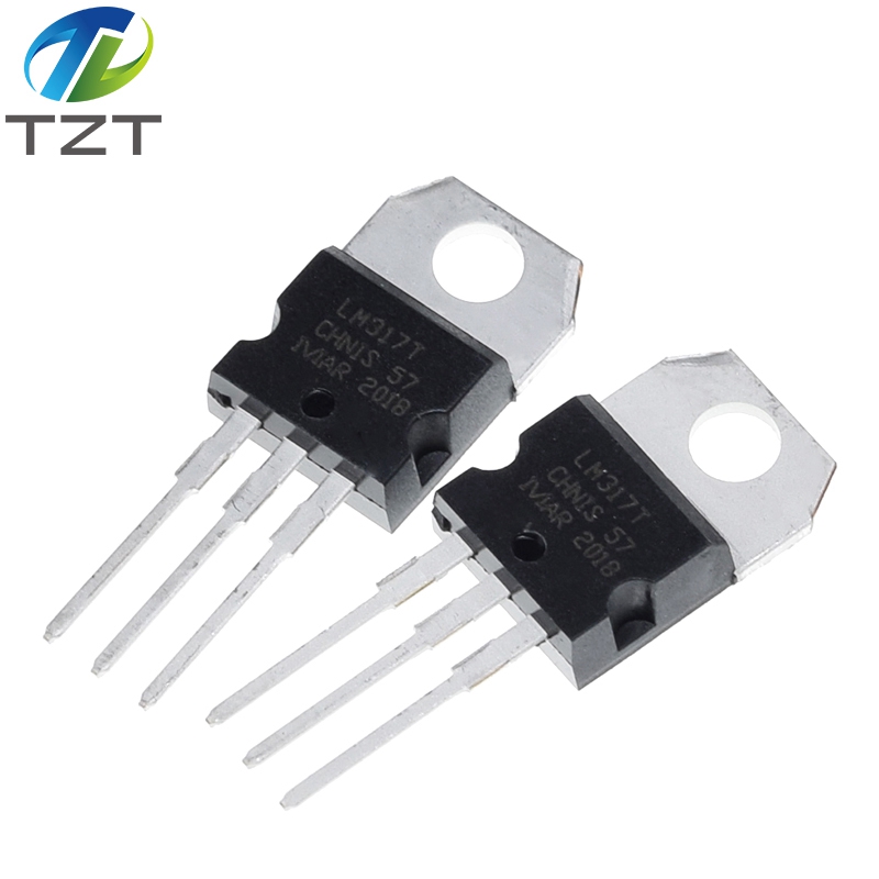 TZT LM317 LM317T Voltage Regulator 1.2V to 37V 1.5A TO-220