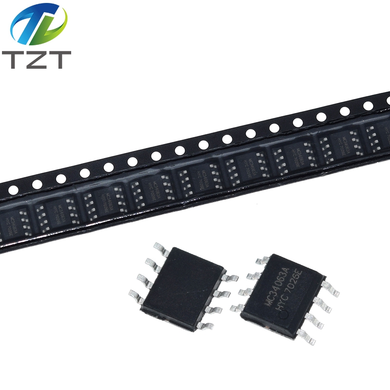TZT New MC34063 MC34063A 34063 SOP-8 Switching Regulator IC
