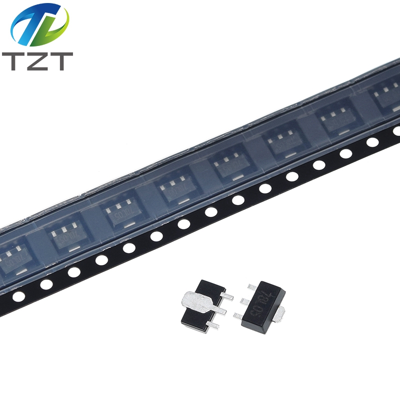 TZT LOT In reel 78L05 5V SOT-89 SMD three terminal voltage regulator voltage stabilizer Good quality and ROHS