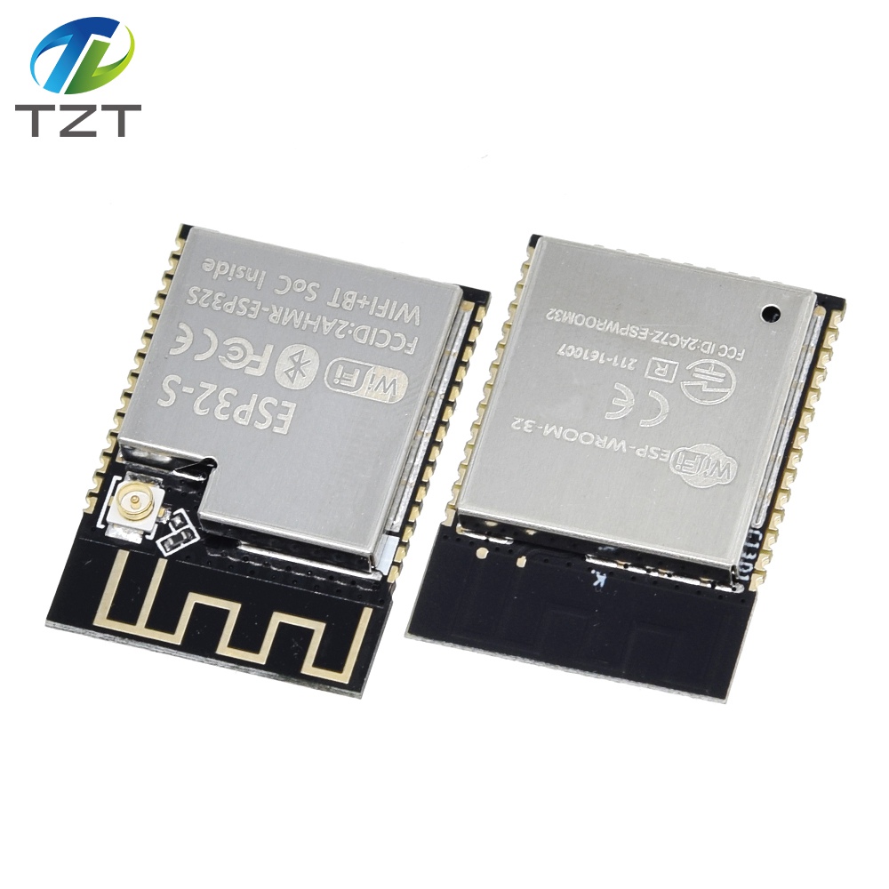 TZT ESP32 ESP-32 Wireless Module ESP32-S ESP-WROOM-32 ESP-32S with 32 Mbits PSRAM IPEX/PCB Antenna with 4MB FLASH