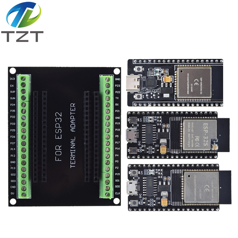 ESP32 Development Board ESP-32S NodeMCU-32S MICRO/TYPE-C Wireless Module WiFi+Bluetooth ESP-WROOM-32 IOT Expansion Board