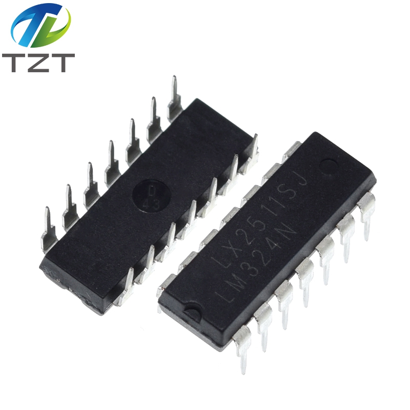 TZT 1PCS LM324N DIP14 LM324 DIP DIP-14 new and original IC