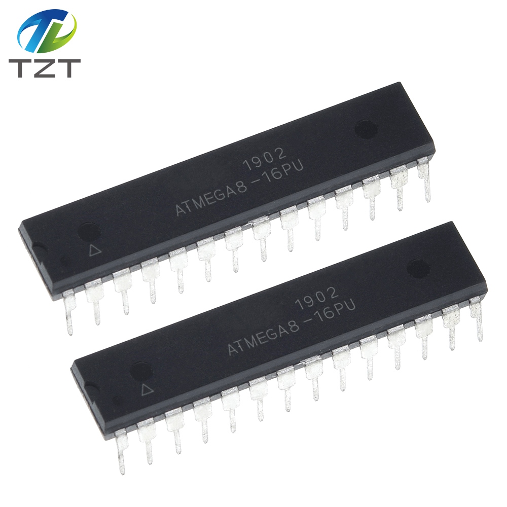 TZT  ATMEGA8-16PU ATMEGA8A-PU MEGA8-16 DIP Flash IC DIP-28 8-bit with 8K Bytes In-System Programmable Flash